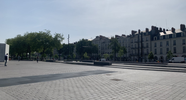 Le changement de la place du Commerce après les travaux | @Nantesinfo44