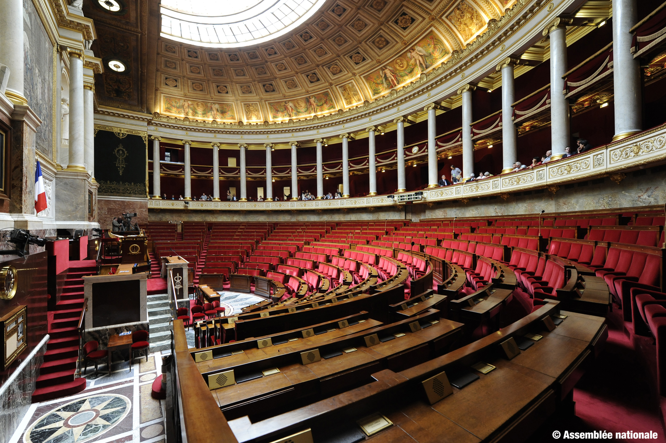 Image de l'Assemblé Nationale vide