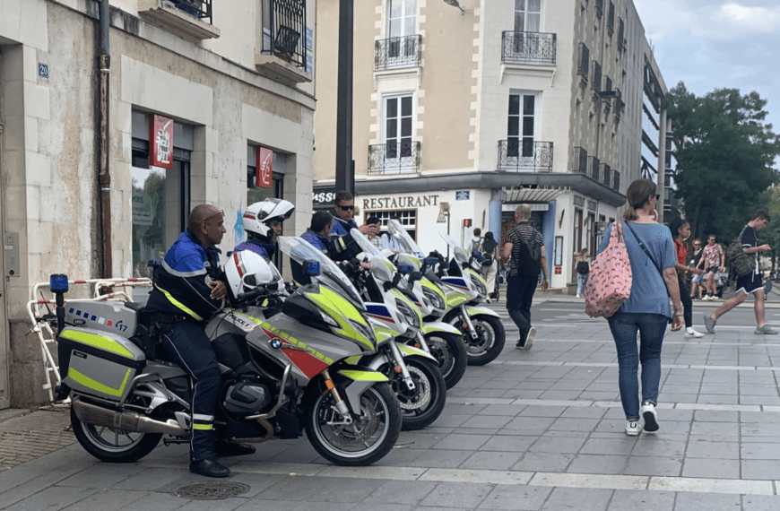 Photo de la police à moto | Image d'illustration - @Nantesinfo44