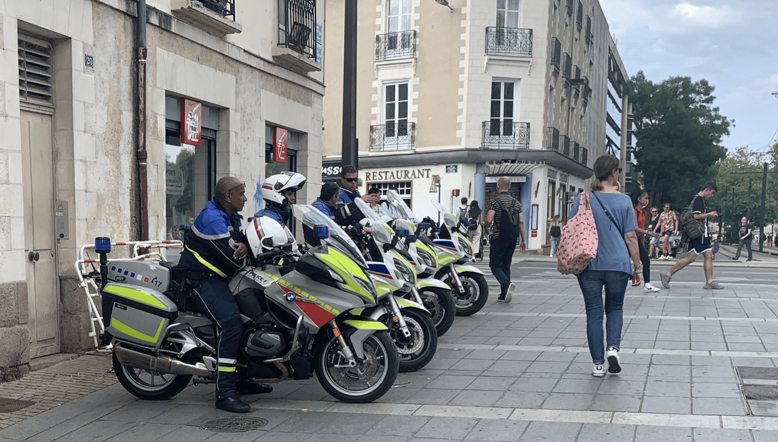 Photo de la police à moto | Image d'illustration - @Nantesinfo44