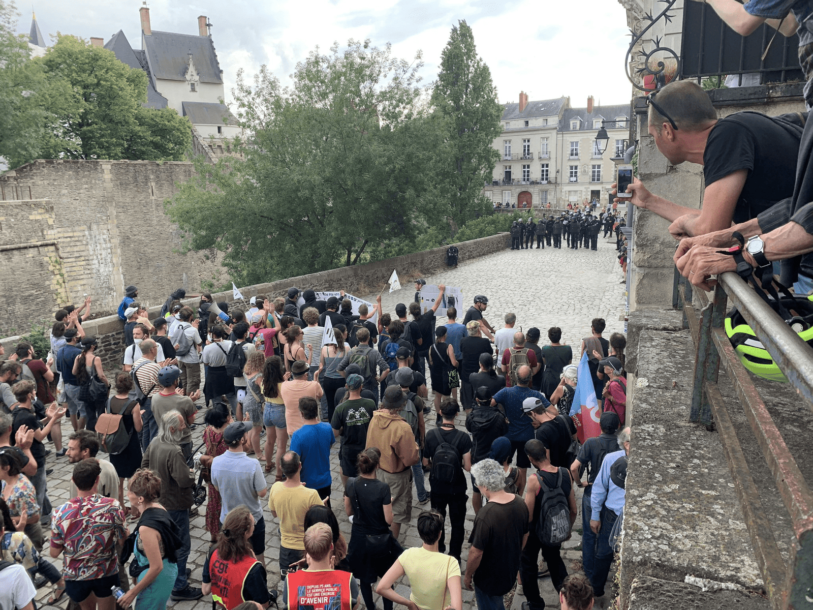 Image d'illustration d'une manifestation à Nantes | @NantesInfo44