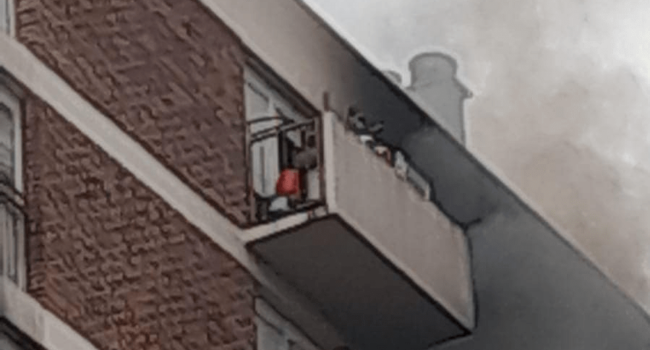 Incendie mortel à l’île-Saint-Denis près de Paris | Capture d'écran Facebook du compte de Mohamed Gnabaly