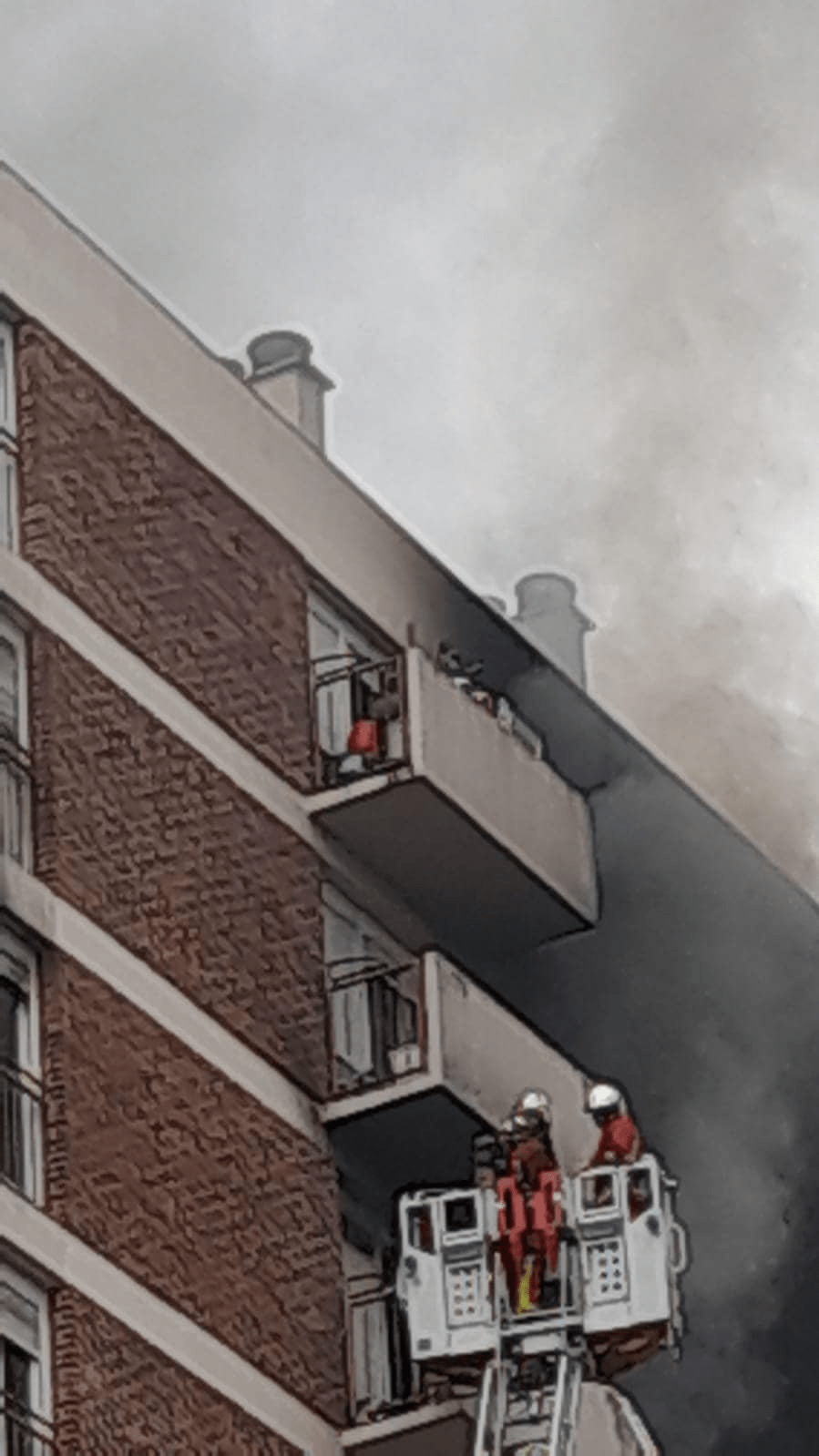 Incendie mortel à l’île-Saint-Denis près de Paris | Capture d'écran Facebook du compte de Mohamed Gnabaly