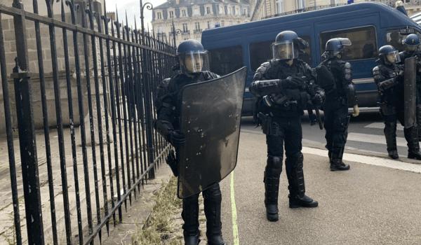Nantes CRS Police Manifestation | Image d'illustration - @NantesInfo44