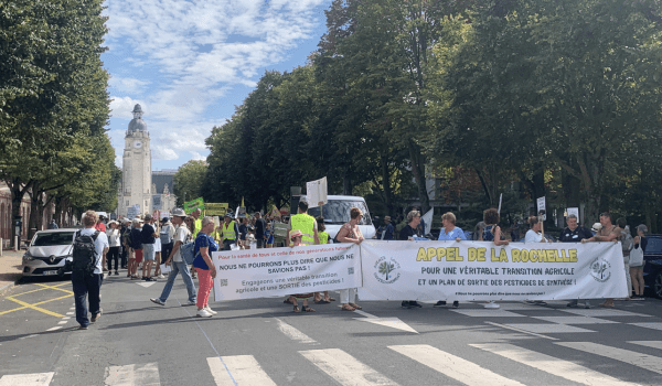 La manifestation contre les pesticides à La Rochelle rassemble plusieurs centaines de personnes à La Rochelle | INF