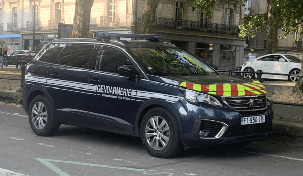 Voiture de la Gendarmerie Loire-Atlantique | Image d'illustration - @NantesInfo44