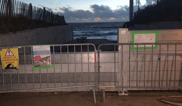 L'accès à certaines plages étaient interdites ce mercredi soir à l'Île de Ré | (T.L. - INF)