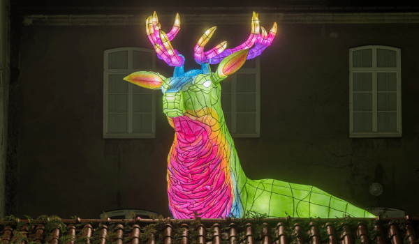 La nuit je vois, Vincent Olinet, Le Voyage en hiver 2022, Le Voyage à Nantes © Martin Argyroglo / LVAN