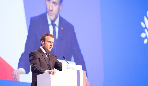 Emmanuel Macron lors d'un discours | Image d'illustration (Jacques Paquier - Flickr)