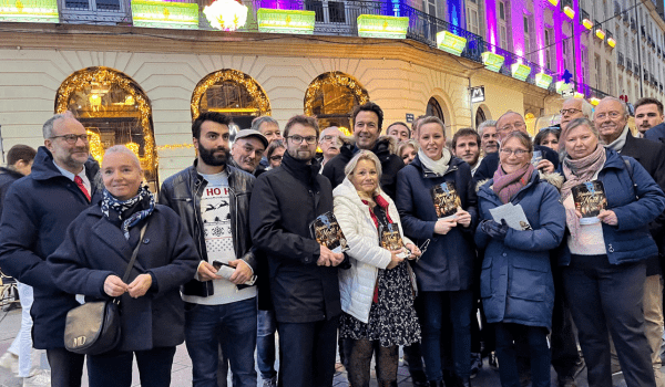Marion Maréchal à Nantes ce 29 novembre | Image transmise par l'équipe de la candidate