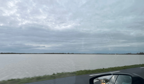 Un champ saturé d'eau en Charente-Maritime | Image illustration - INF