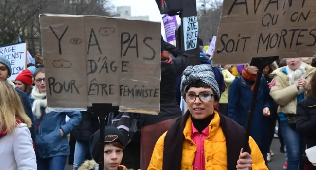 Manifestation féministe