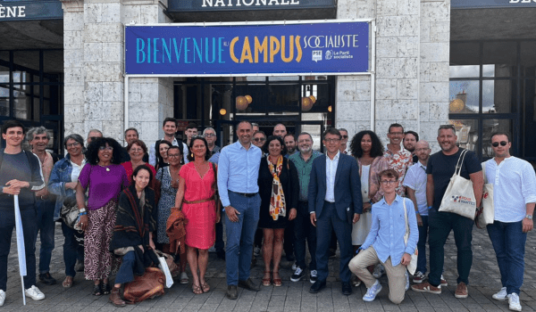 Le Parti Socialiste avec ses principaux cadres | Image transmise à INF Nantes