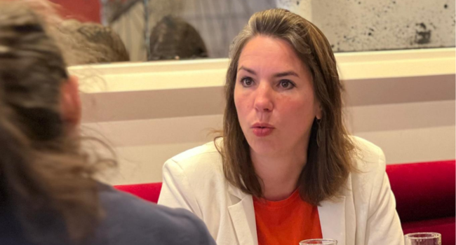La député écologiste sortante de la 4ème circonscription, Julie Laernoes | Image transmise à INF Nantes