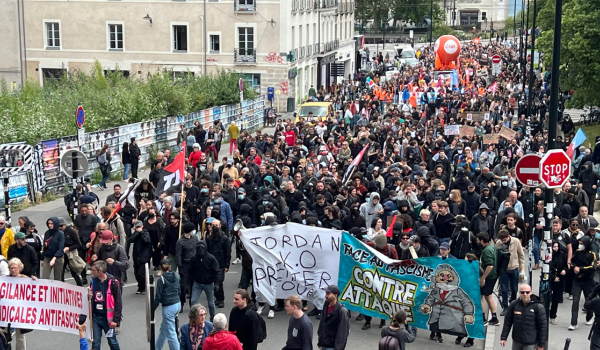 La manifestation du 15 juin dernier à Nantes contre l'extrême droite | T.L. - INF Nantes