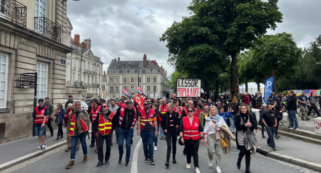 Une manifestation syndicale à Nantes | TL - INF Nantes