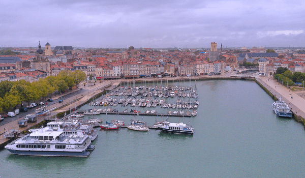 Le port de la Rochelle, vue tour saint nicolas