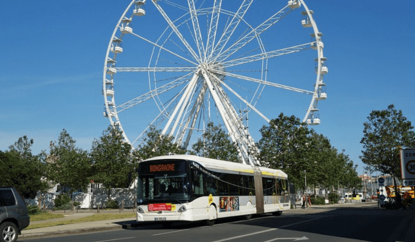 Un bus Yelo à la Rochelle, Grande Roue, RCTR