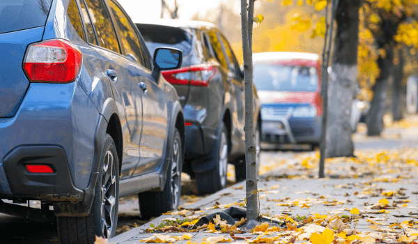 stationnement, parking, voiture