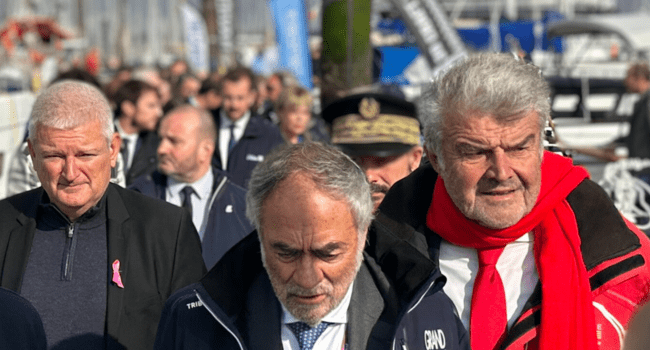 Le député de la Rochelle - Île de Ré, Olivier Falorni à droite et son rival, Jean-François Fountaine, le maire de la Rochelle à droite | TL - INF la Rochelle