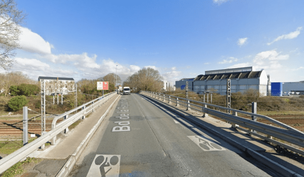 Le pont de Bongraine qui appartient à la ville d'Aytré | Google Maps
