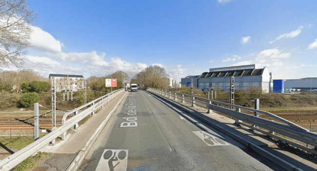 Le pont de Bongraine qui appartient à la ville d'Aytré | Google Maps