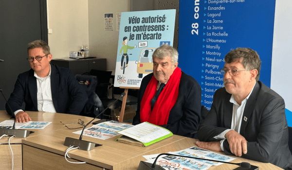 De gauche à droite, Olivier Prentout, Jean-François Fountaine et Cristophe Bertaud lors d'une conférence de presse en novembre dernier | TL - INF la Rochelle