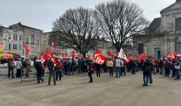 La manifestation a rassemblé 320 personnes à La Rochelle ce jeudi | TL - INF La Rochelle