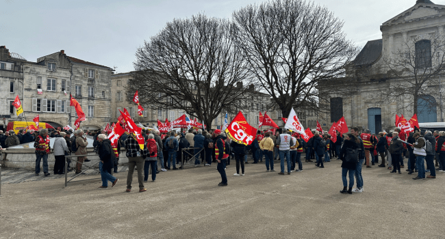 La manifestation a rassemblé 320 personnes à La Rochelle ce jeudi | TL - INF La Rochelle