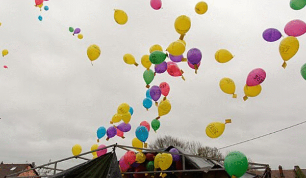 Ballons de baudruche, lâchers, fête