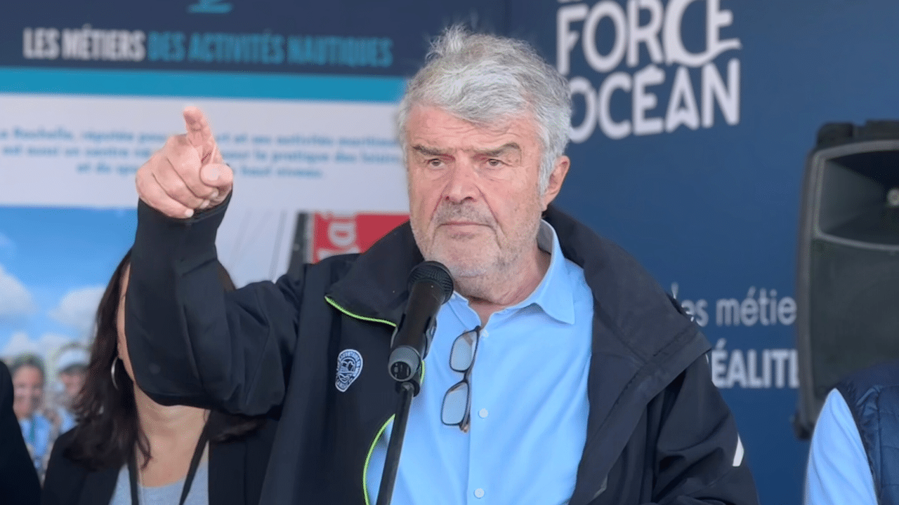 Jean-François Fountaine, le maire et président de l'agglomération de La Rochelle au Grand Pavois | TL - INF la Rochelle