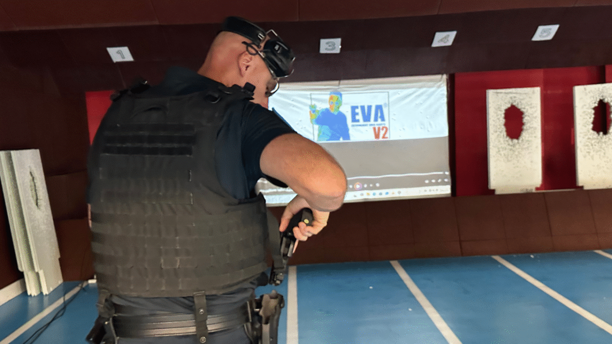 police, tir, stand de tir, eva