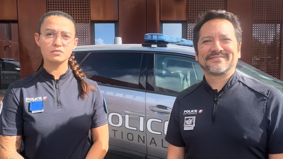 Tessa, policière adjointe, et Anthony Touzet, directeur adjoint de la police nationale en Charente-Maritime | TL - INF La Rochelle