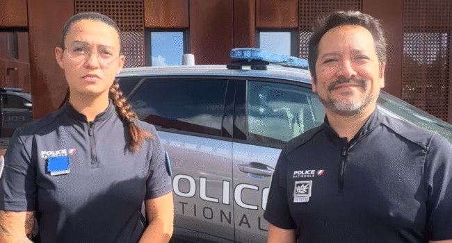 Tessa, policière adjointe, et Anthony Touzet, directeur adjoint de la police nationale en Charente-Maritime | TL - INF La Rochelle