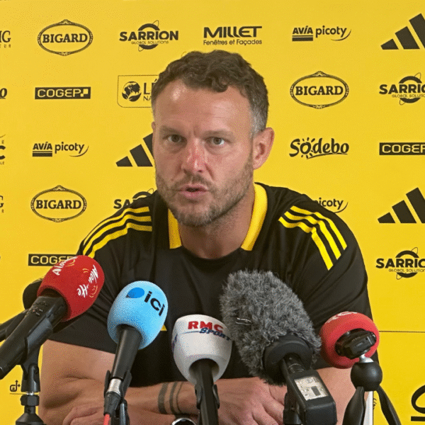 L'entraineur de l'attaque du Stade Rochelais Sébastien Boboul ce jeudi 4 septembre | TL - INF la Rochelle