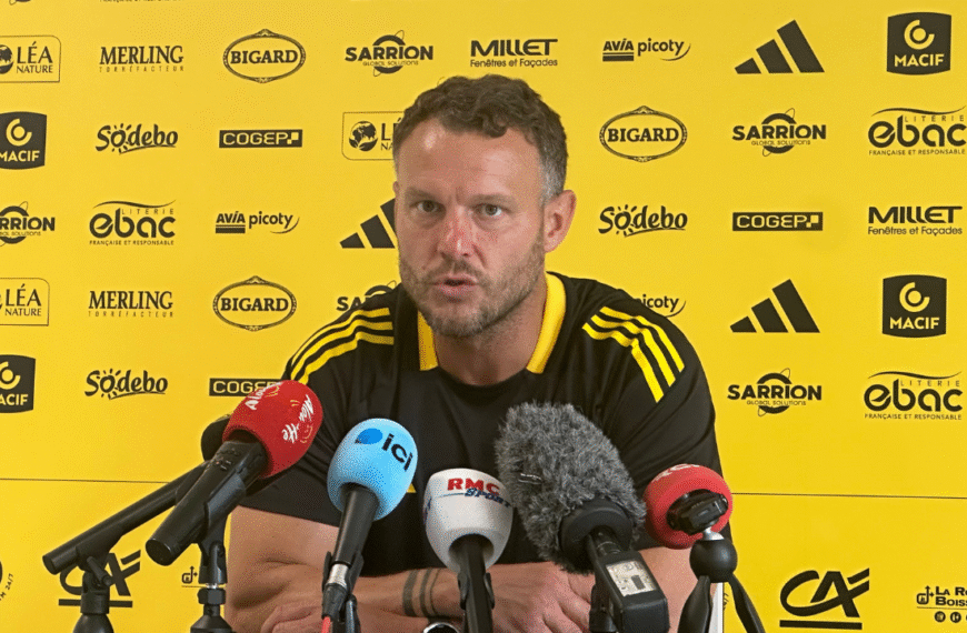 L'entraineur de l'attaque du Stade Rochelais Sébastien Boboul ce jeudi 4 septembre | TL - INF la Rochelle