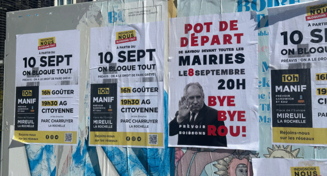 Les affiches et tracts pour appeler à la mobilisation se sont multipliés à La Rochelle ces derniers jours | TL - INF La Rochelle