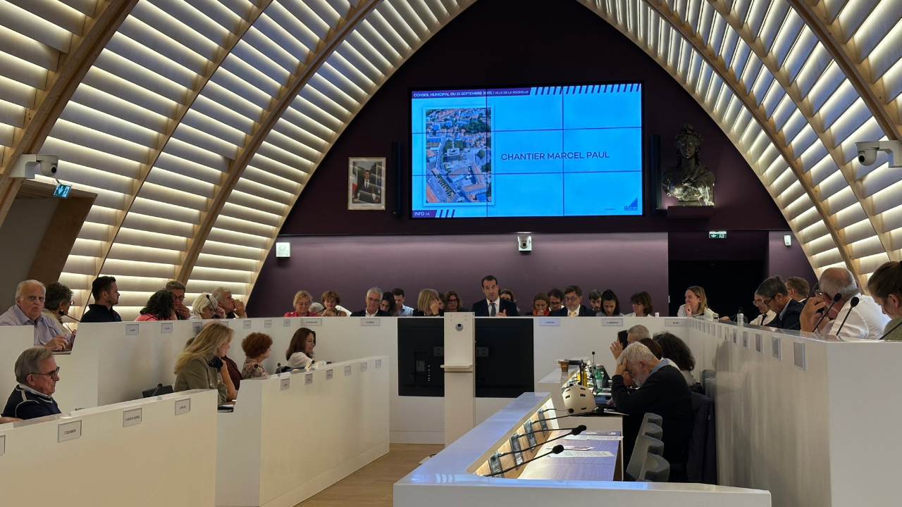 Le conseil municipal de La Rochelle du 15 septembre 2025 | TL - INF la Rochelle