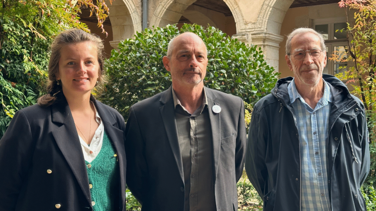 Les écologistes Océane Mariel, Jean-Marc Soubeste et Jean-Marie Marchais | TL - INF la Rochelle