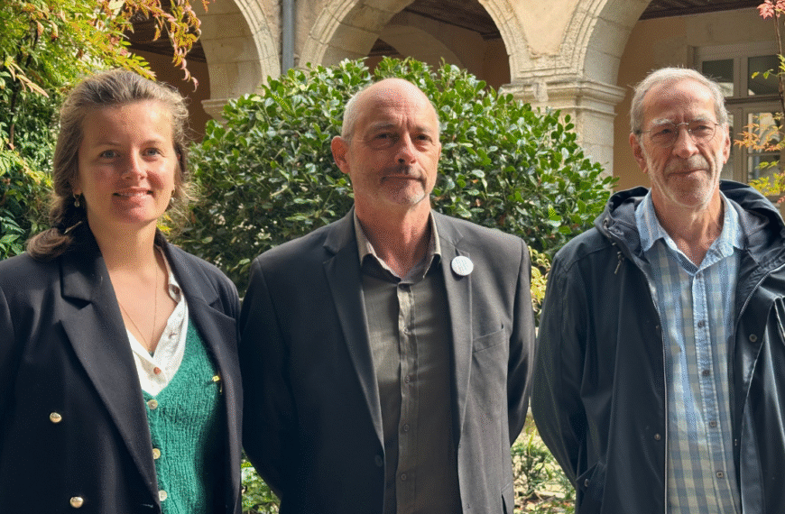 Les écologistes Océane Mariel, Jean-Marc Soubeste et Jean-Marie Marchais | TL - INF la Rochelle