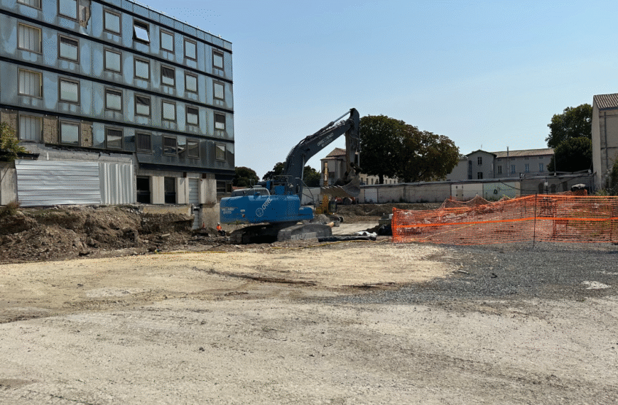 Le chantier de dépollution de l'ancien site d'Enedis, rue Marcel Paul à La Rochelle | TL - INF la Rochelle