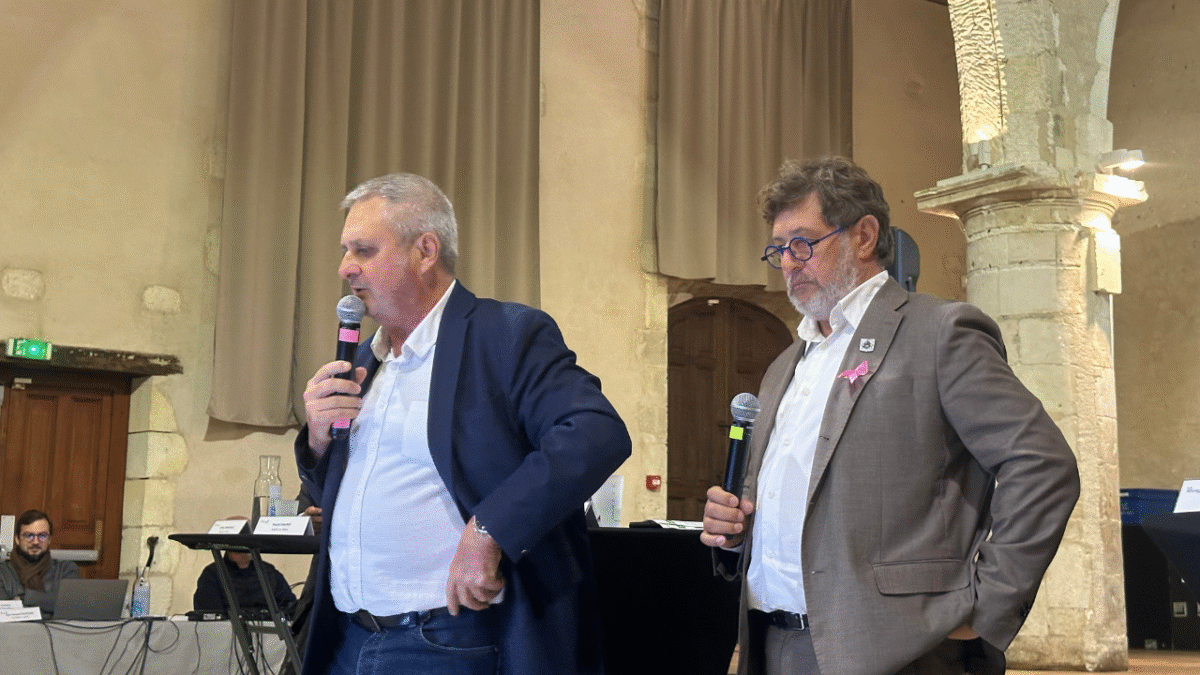L'adjoint en charge du commerce, Pascal Sabourin et Christophe Bertaud, en charge du centre-ville | TL - INF la Rochelle