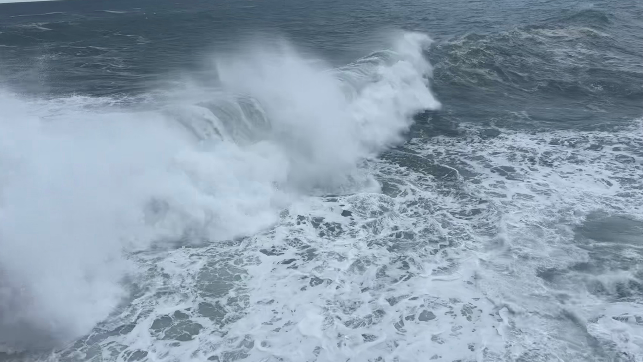 tempête, vague, météo