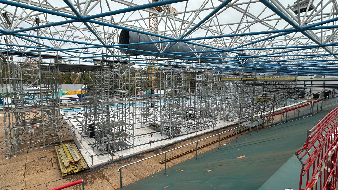 Les travaux de la piscine Lucien-Maylien à La Rochelle | TL - INF la Rochellle