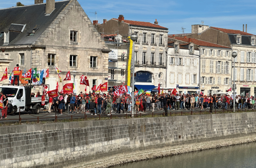 750 personnes se sont rassemblées ce jeudi à La Rochelle | TL – INF La Rochelle