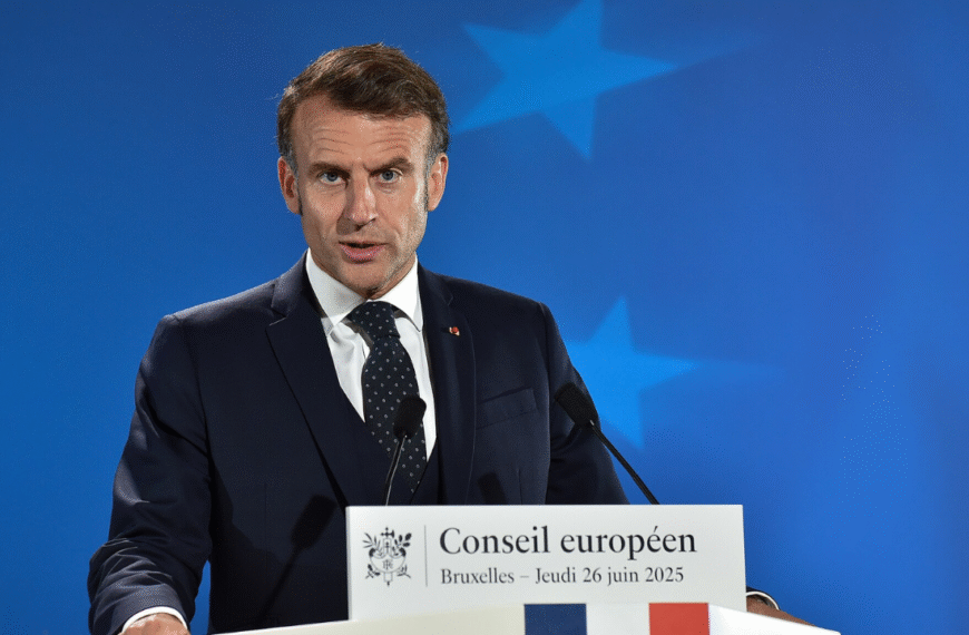 Emmanuel Macron, président de la république