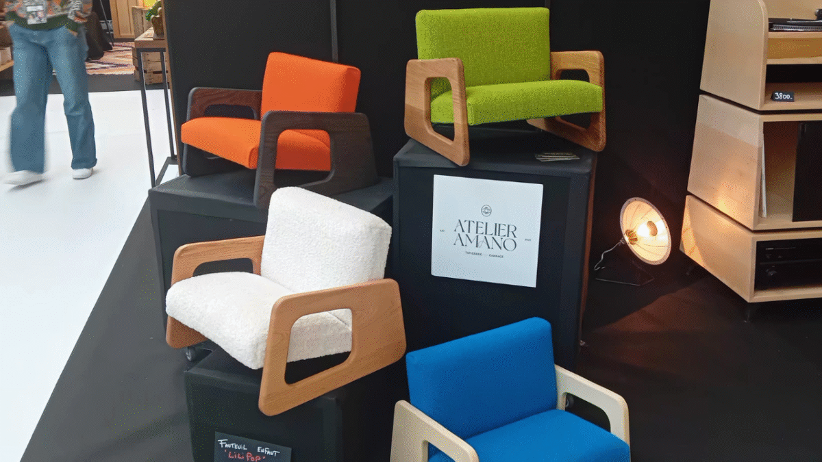 Les fauteuils Lilipop ont été présentés au Salon de la Déco | LM - INF La Rochelle