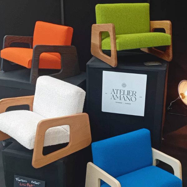 Les fauteuils Lilipop ont été présentés au Salon de la Déco | LM - INF La Rochelle