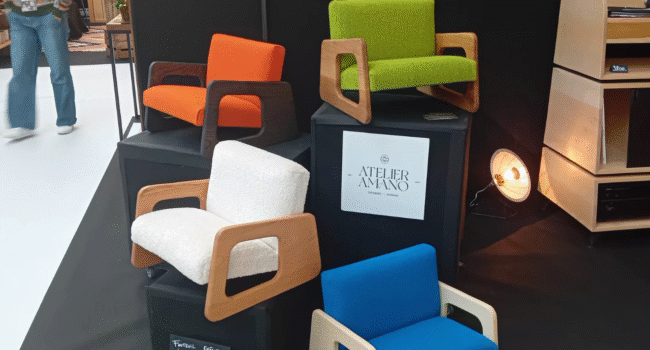 Les fauteuils Lilipop ont été présentés au Salon de la Déco | LM - INF La Rochelle