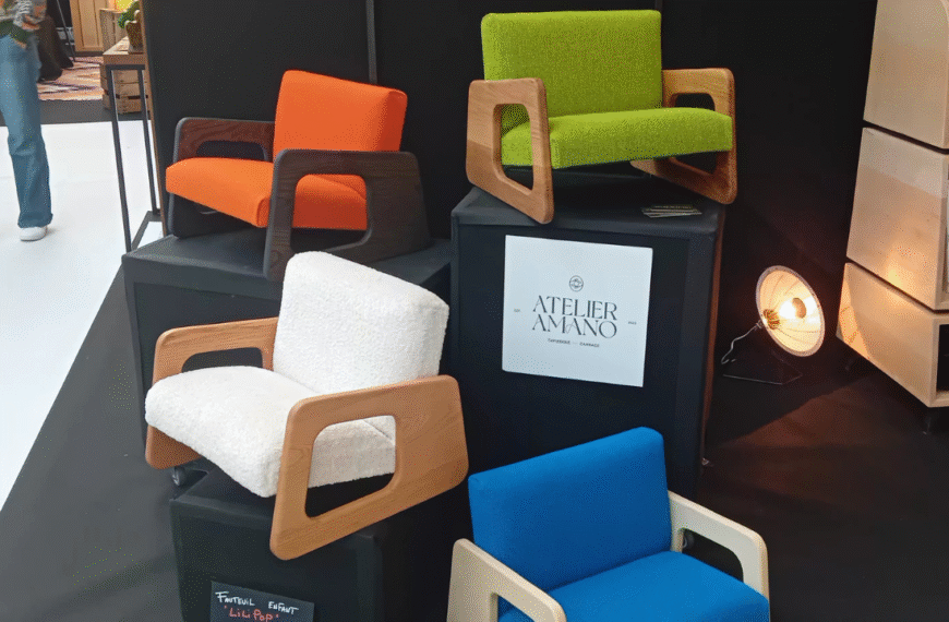 Les fauteuils Lilipop ont été présentés au Salon de la Déco | LM - INF La Rochelle